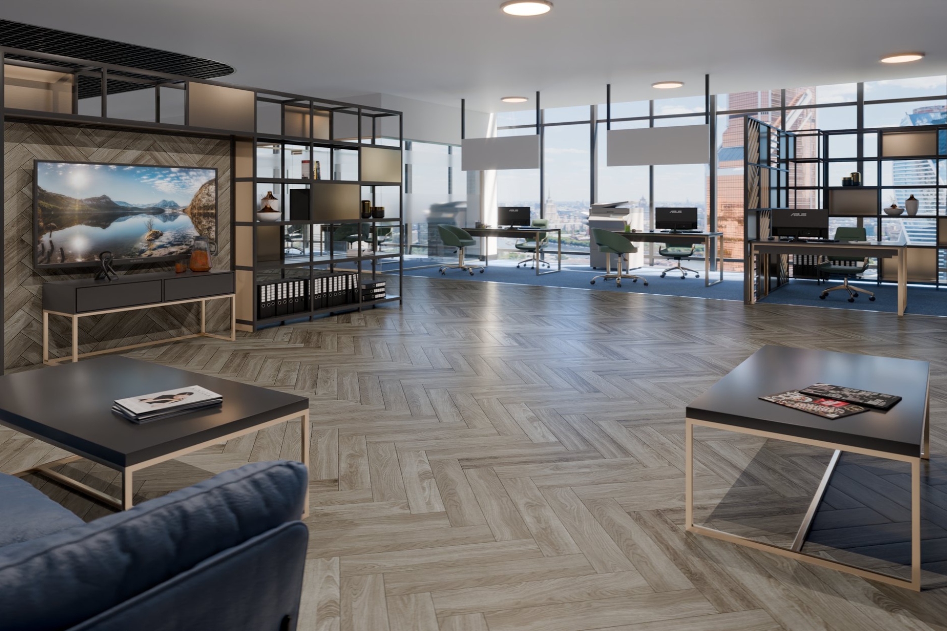 Инженерный паркет «Damy Floor» Скандинавский (укладка елочкой) — купить в Екатеринбурге